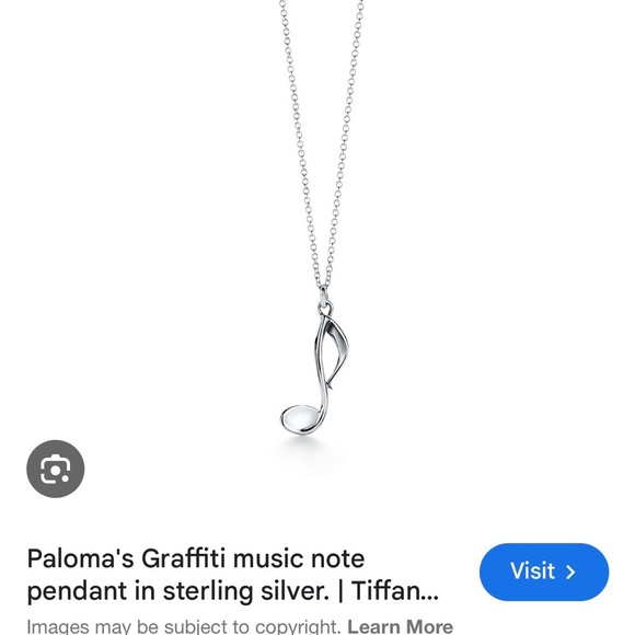 Tiffany Paloma’s Graffiti Music Note Pendant - Picture 3 of 11